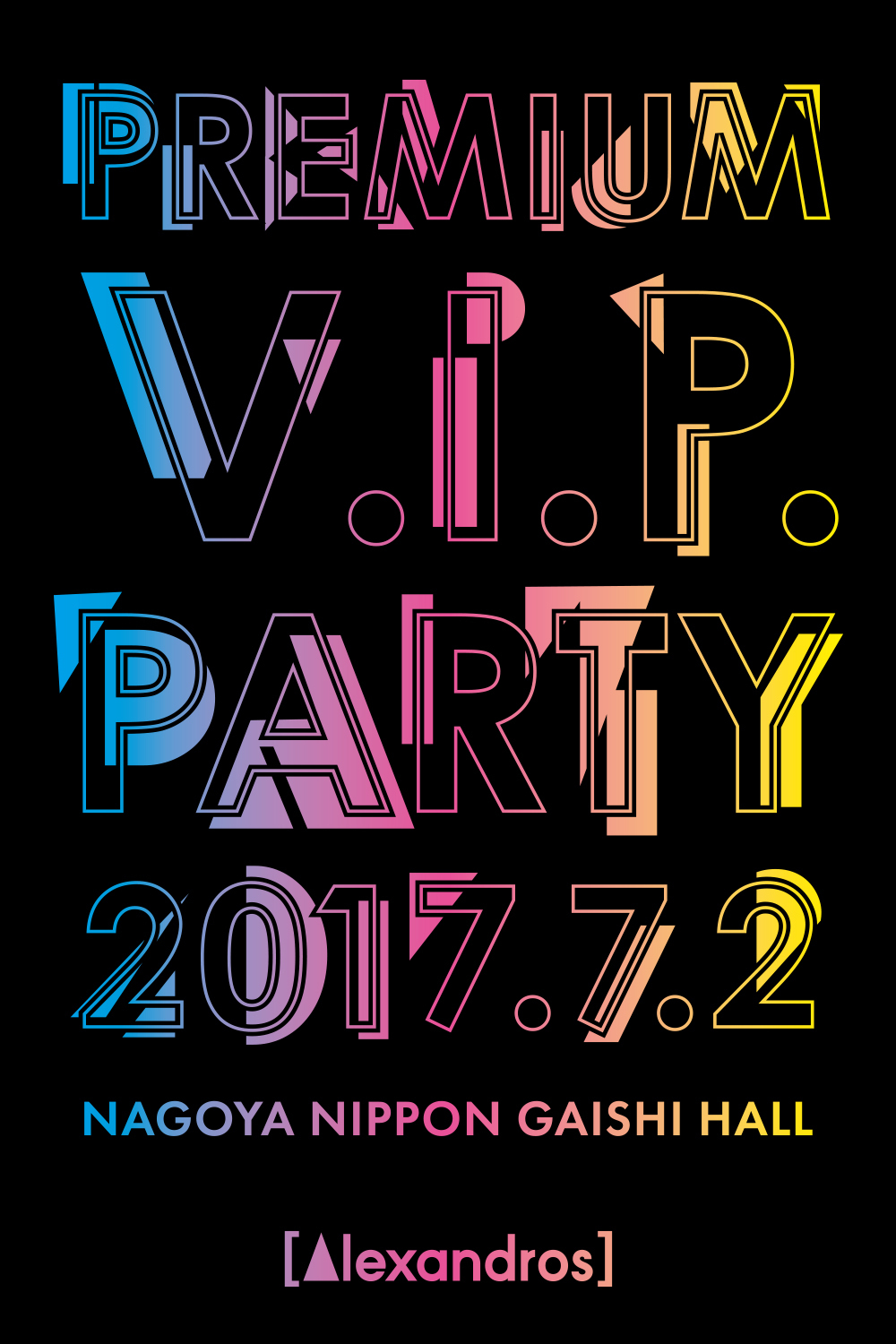 Premium V.I.P. Partyグッズ 通販先行販売 | ［Alexandros］Official Site