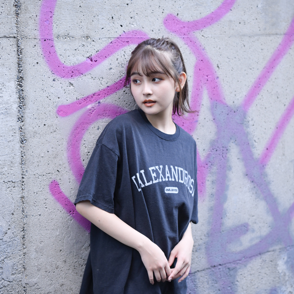 【NEW】Vintage Style T-Shirt(Black×White)
