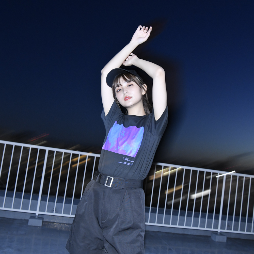 Inverted Photo T-shirt(Black)