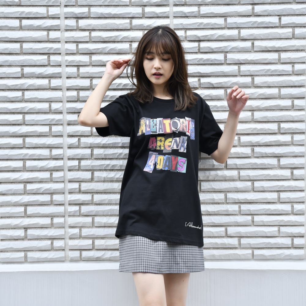 【NEW】Font Logo Tee(Black)