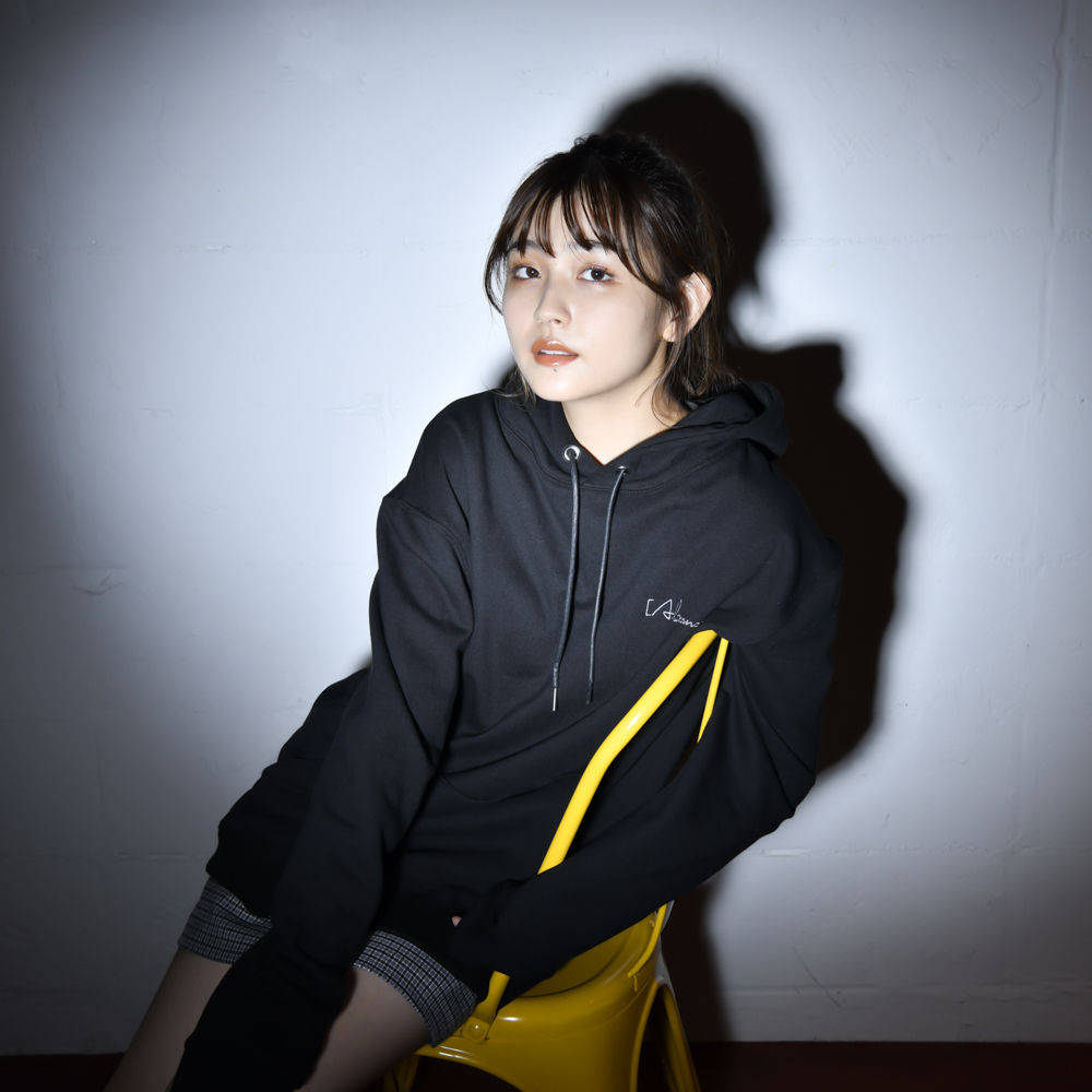 【NEW】Embroidery Logo Hoodie(Black)