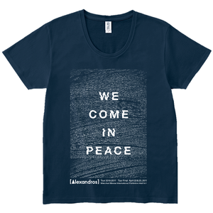 【SPECIAL PRICE】We Come In PeaceツアーファイナルTシャツ（ネイビー）