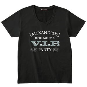 【SPECIAL PRICE】Premium V.I.P. Party2017 logo T-shirt（Black）