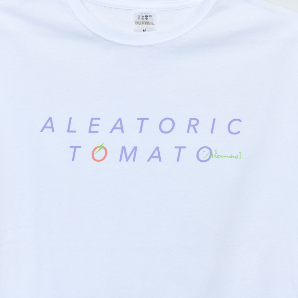 【SPECIAL PRICE】ALEATORIC TOMATO Tee A(Purple Logo)