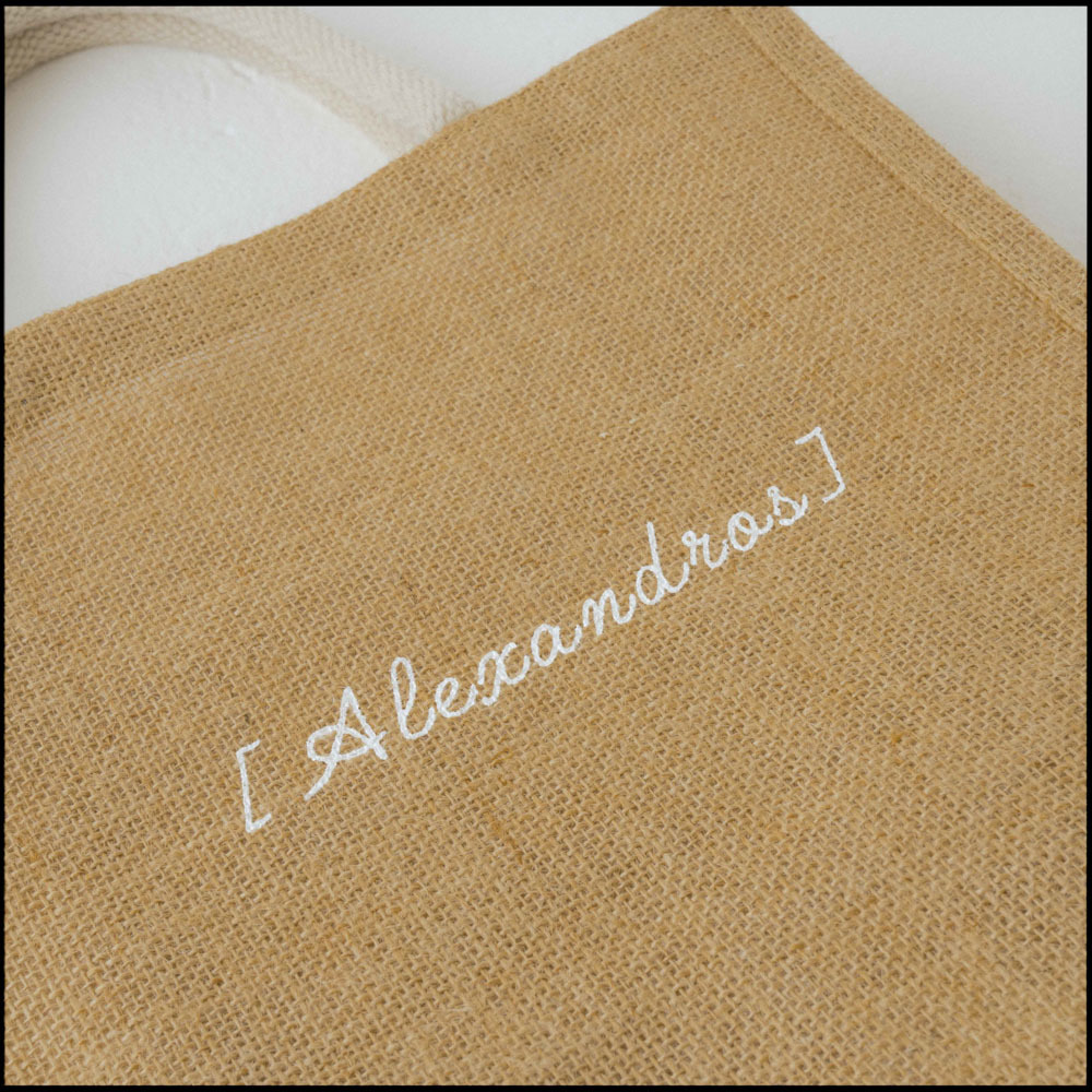 But wait. Tour? Jute Tote Bag