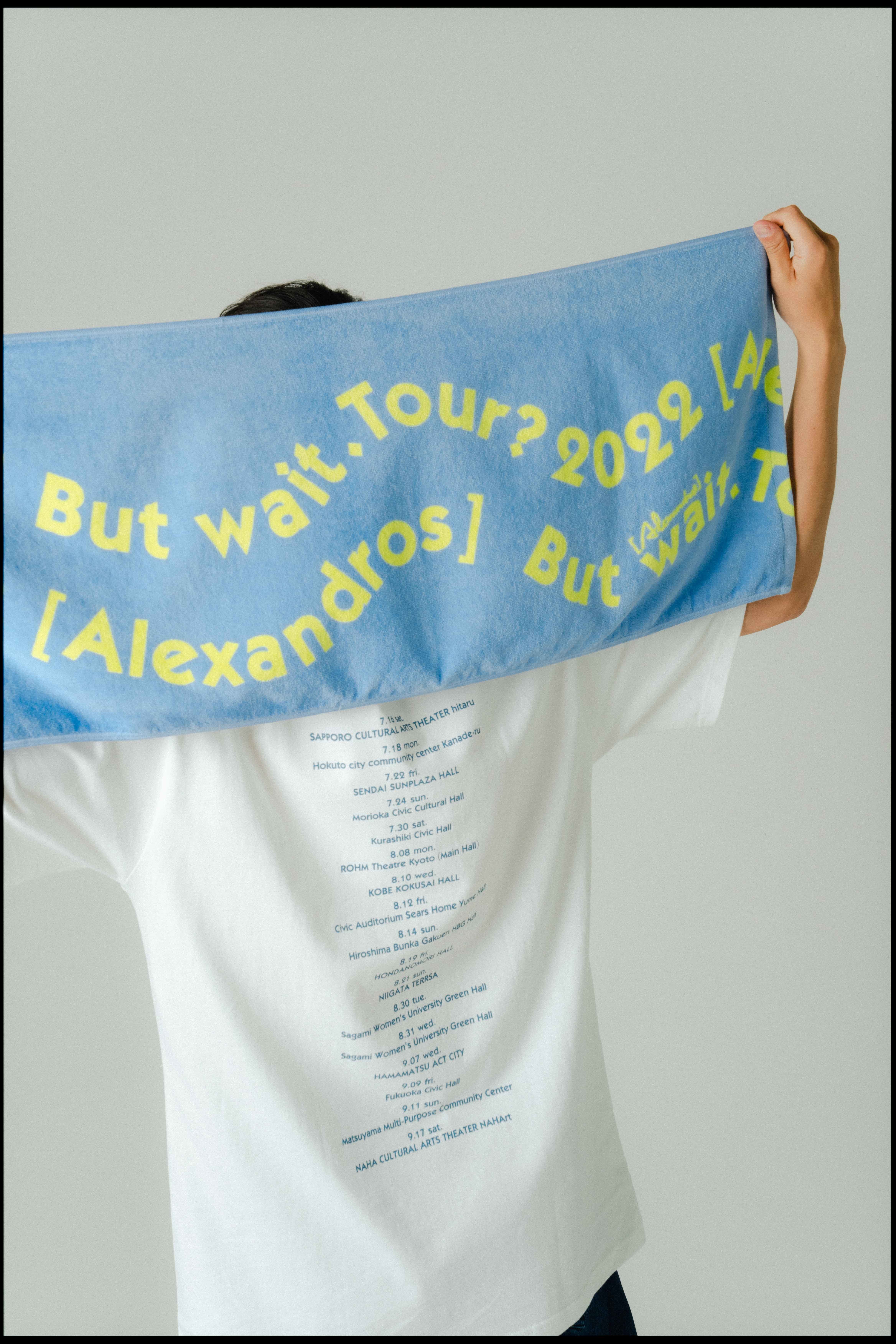 But wait. Tour? Face Towel（Black/Blue）