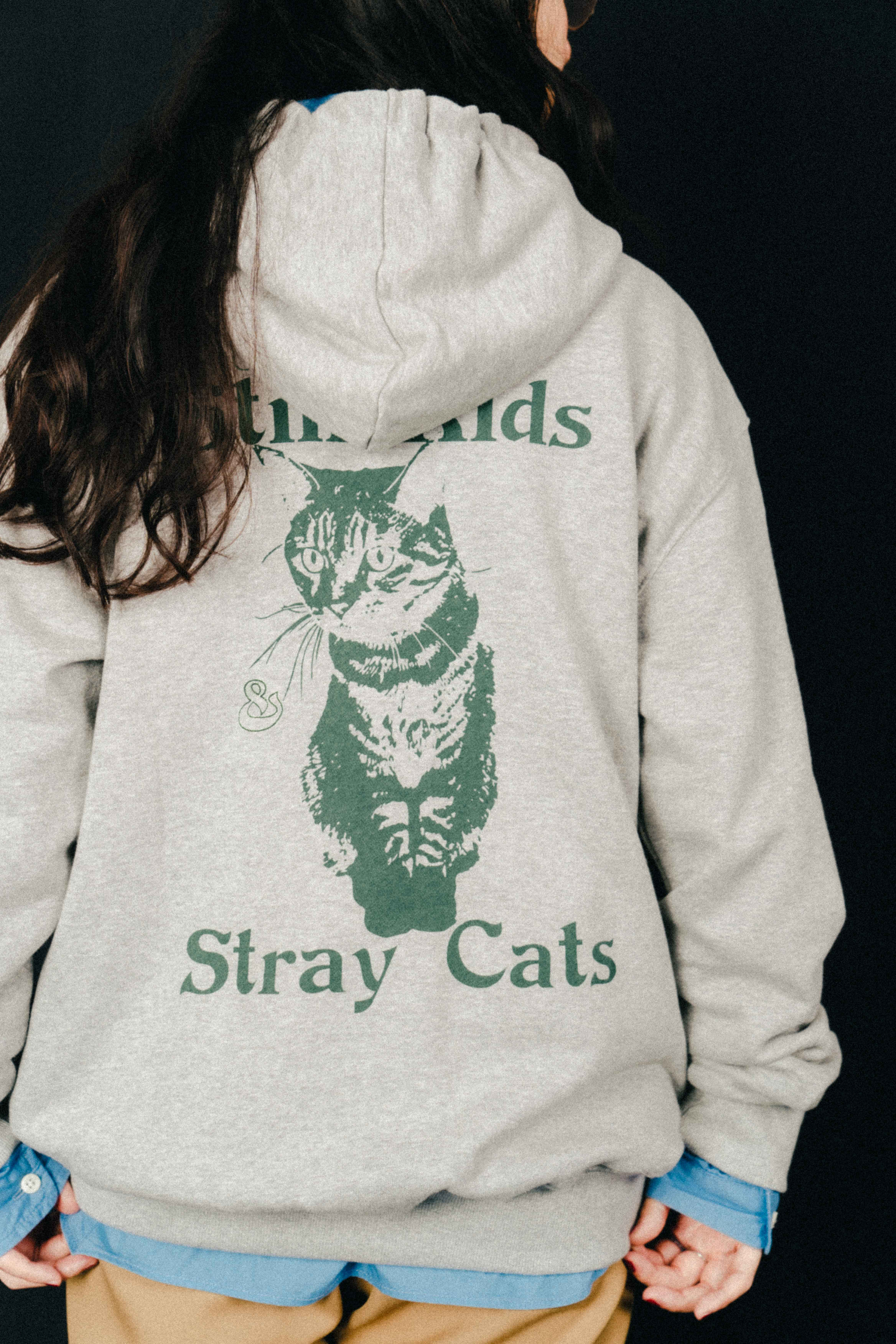 we are still kids & stray cats Hoodie (Green)