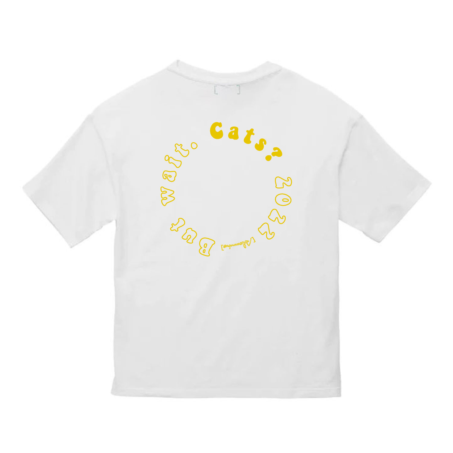 But wait. Cats? 2022 Big Silhouette Tee (White) 