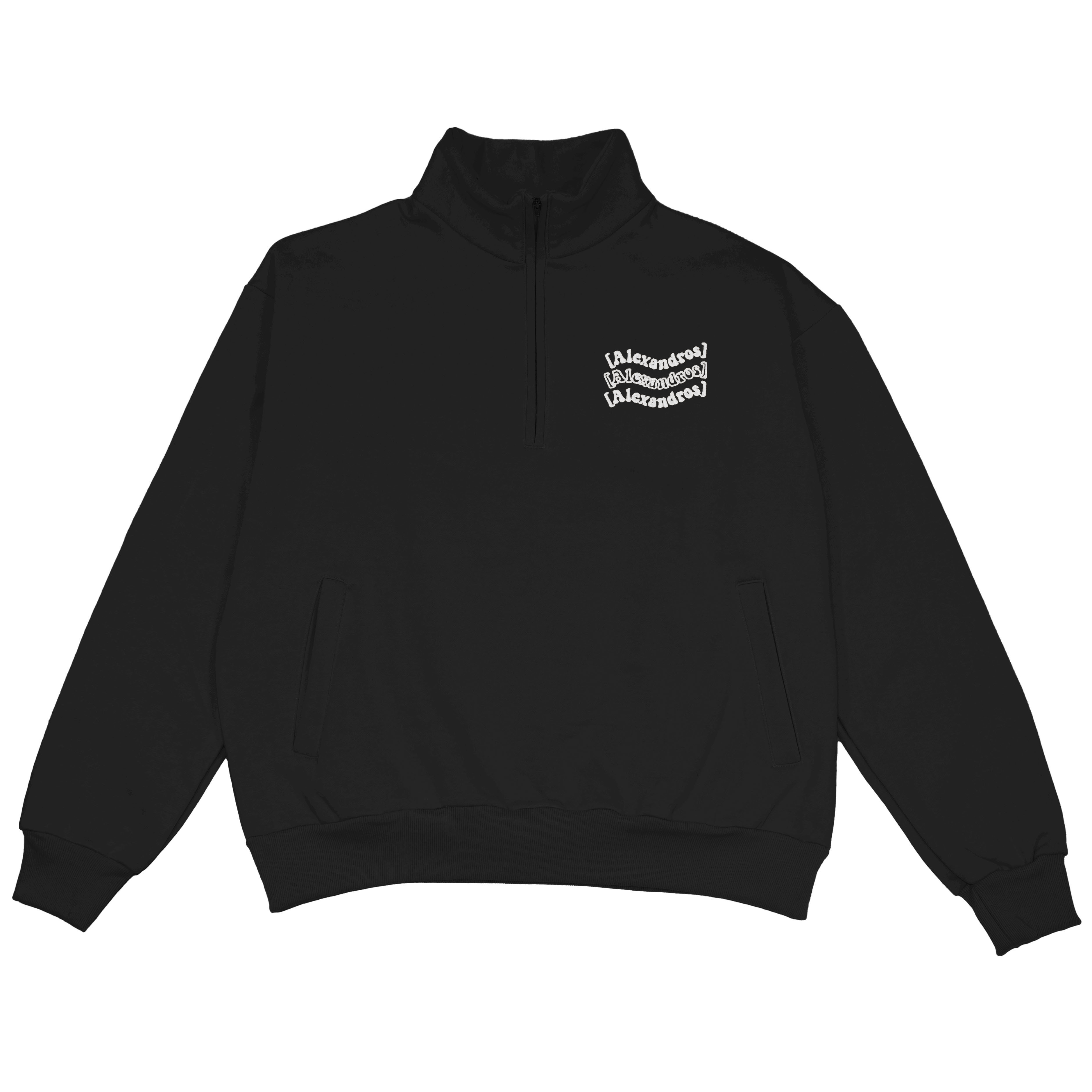 2022 W Half Zip Sweat (Black)