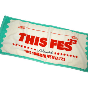 THIS SUMMER FESTIVAL TOUR '23 Face Towel（2coler）会場販売価格: 2,000円