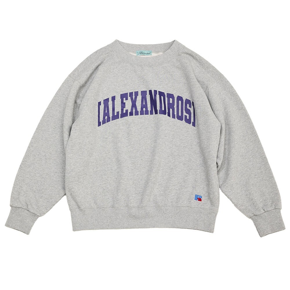 [Alexandros] × RUSSELL ATHLETIC Sweatshirt（Heather Gray）