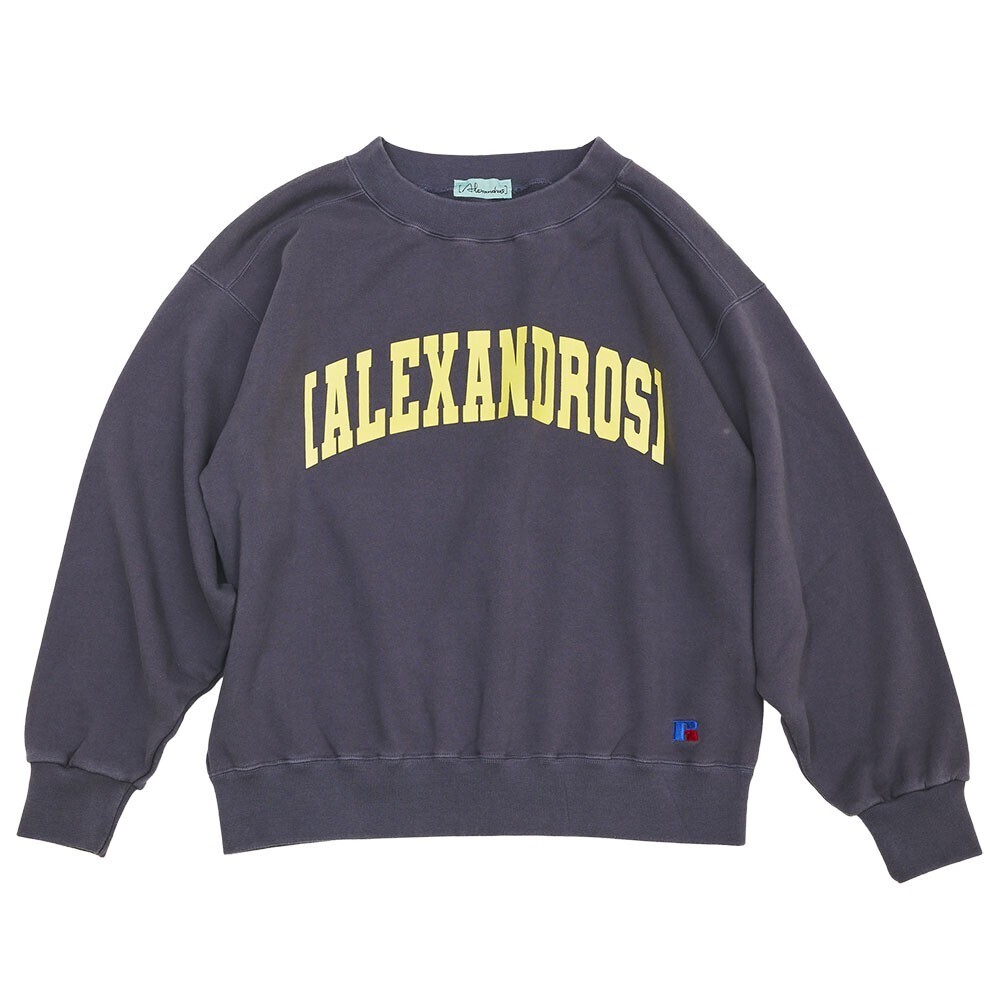 [Alexandros] × RUSSELL ATHLETIC Sweatshirt（Navy）