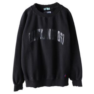 [Alexandros] × RUSSELL ATHLETIC Vintage special sweatshirts（Black）