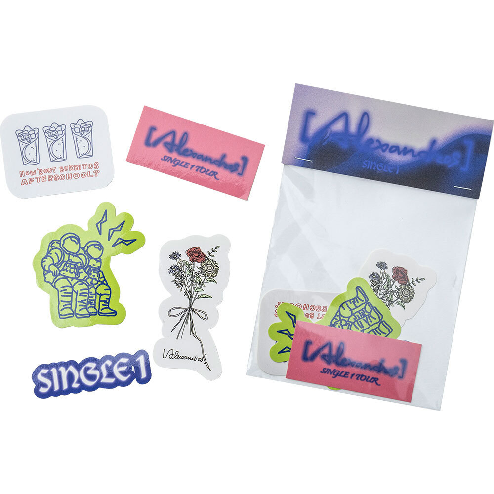 SINGLE 1 TOUR Sticker Set