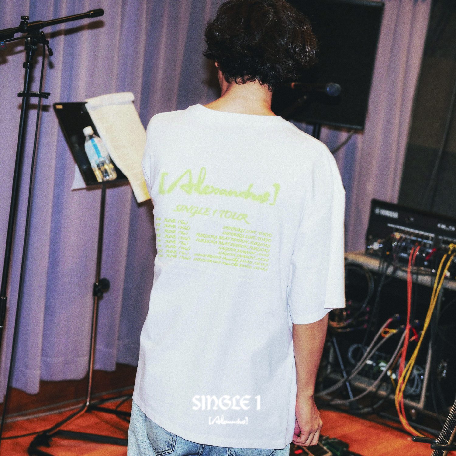 SINGLE 1 TOUR Tee（White）..会場販売価格:4