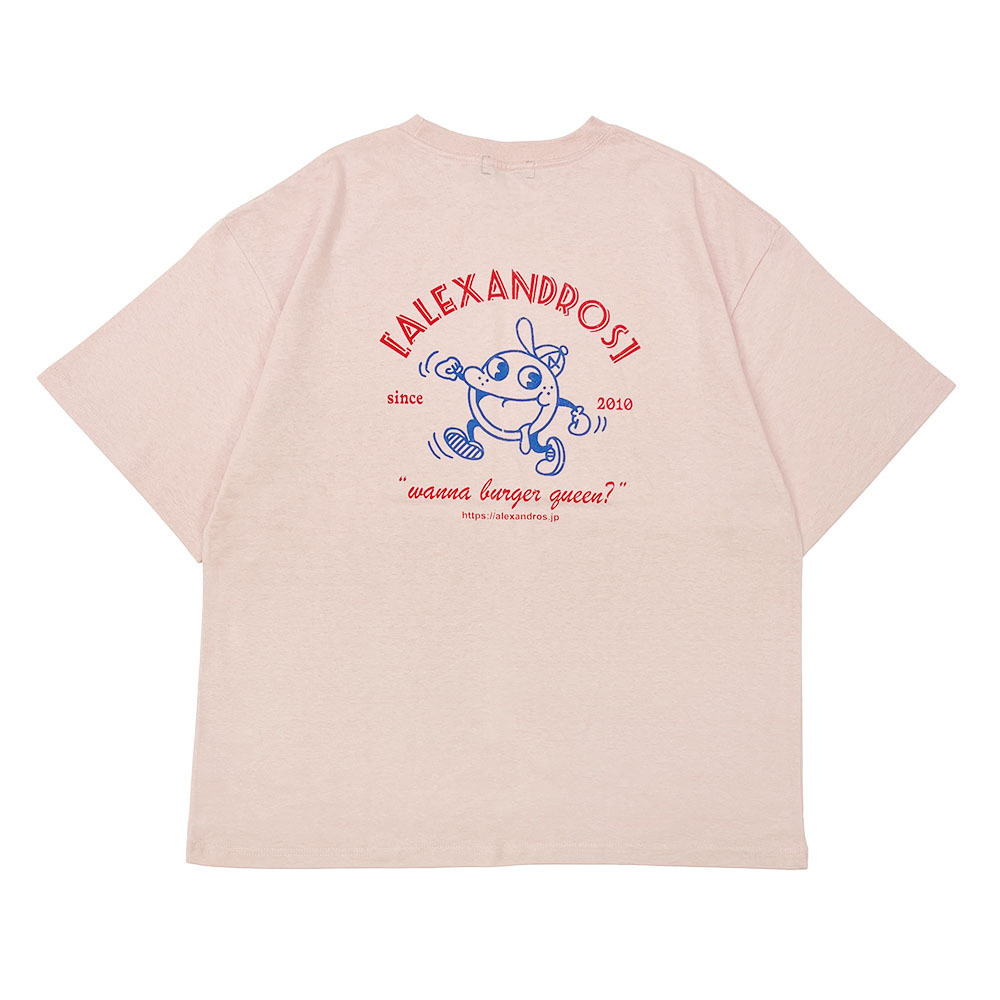 BURGER QUEEN TEE（Pink）..会場販売価格:3,800円