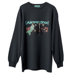 【[Alexandros]ファンクラブ会員限定】[Alexandros]CREW LONG TEE（BLACK）..会場販売価格:5,500円