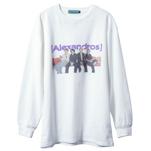 【[Alexandros]ファンクラブ会員限定】[Alexandros]CREW LONG TEE（WHITE）..会場販売価格:5,500円