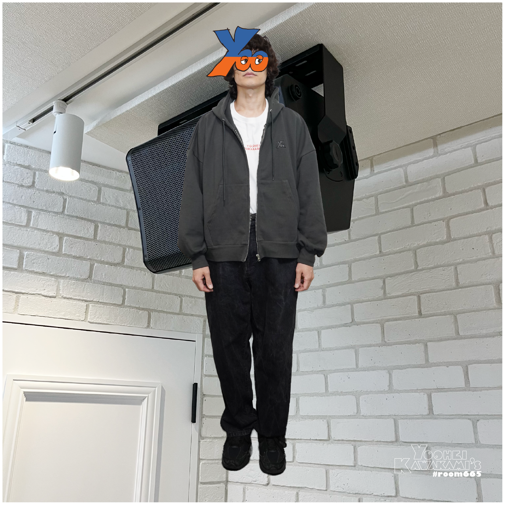 room665 2024 ZIP UP HOODIE(BLACK) | [Alexandros] | ［Alexandros