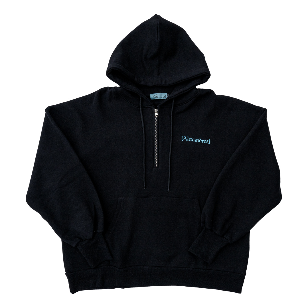 2025 Winter Fest. HALF ZIP HOODIE (Black) 