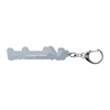 2025 Winter Fest. RUBBER KEYCHAIN（Light Gray×Light Yellow）