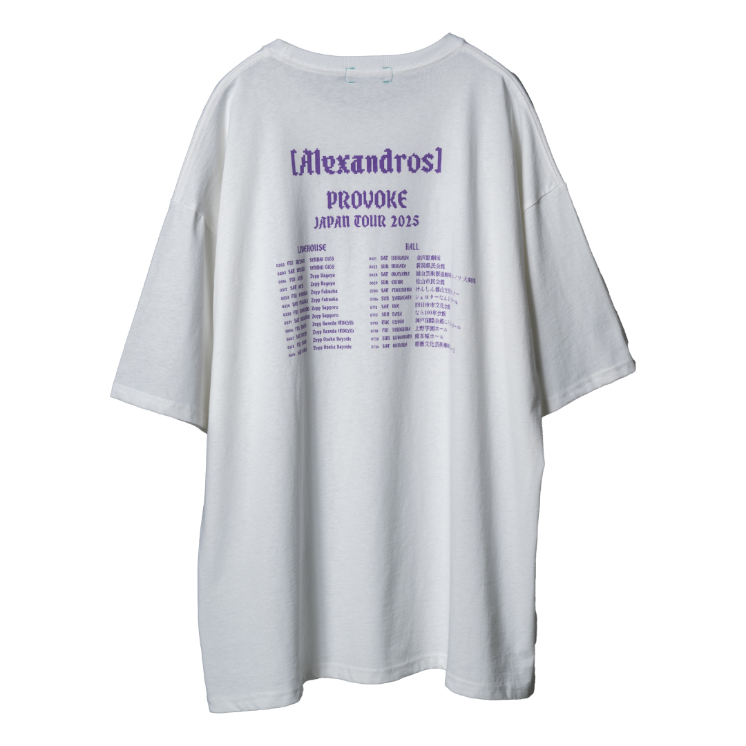 "PROVOKE" TOUR TEE (White)..会場販売価格:4,000円