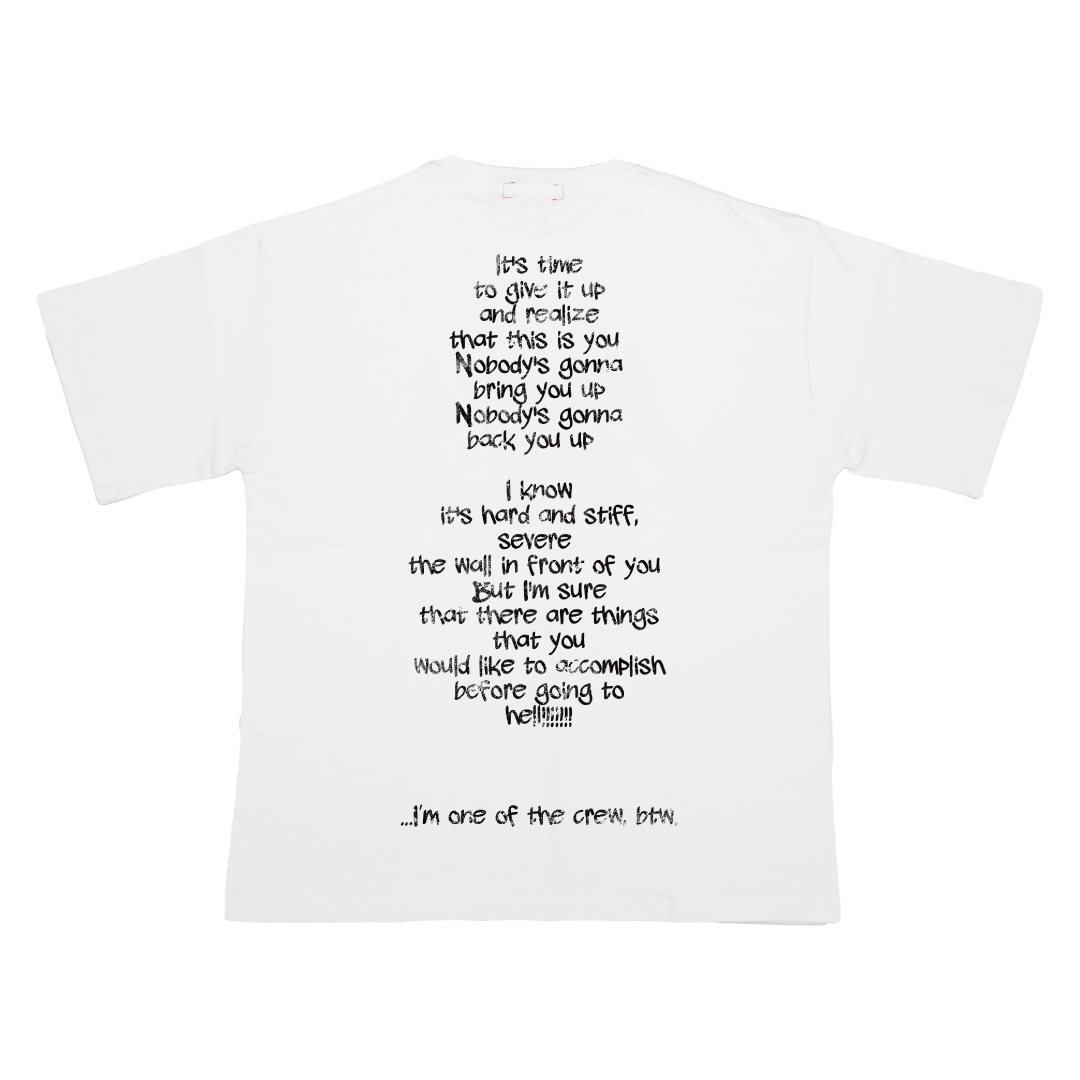 【[Alexandros]ファンクラブ会員限定】[Alexandros]CREW TEE'25（WHITE）..会場販売価格4,500円