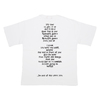 【[Alexandros]ファンクラブ会員限定】[Alexandros]CREW TEE'25（WHITE）..会場販売価格4,500円