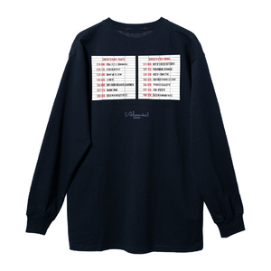 THIS FES '25 TIME TABLE LONG TEE (BLACK)