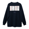THIS FES '25 TIME TABLE LONG TEE (BLACK)