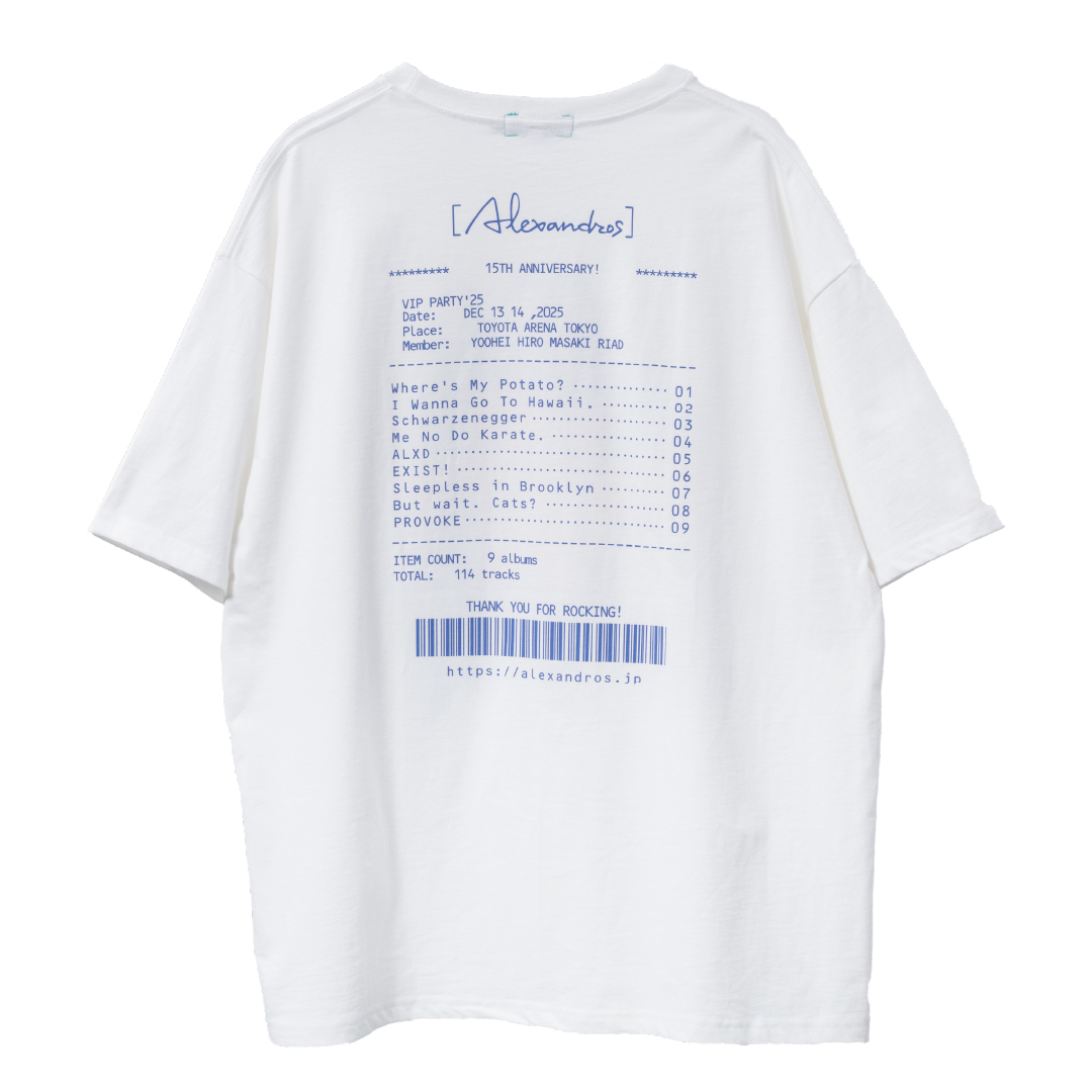 VIP PARTY'25 MEMBER TEE（WHITE）