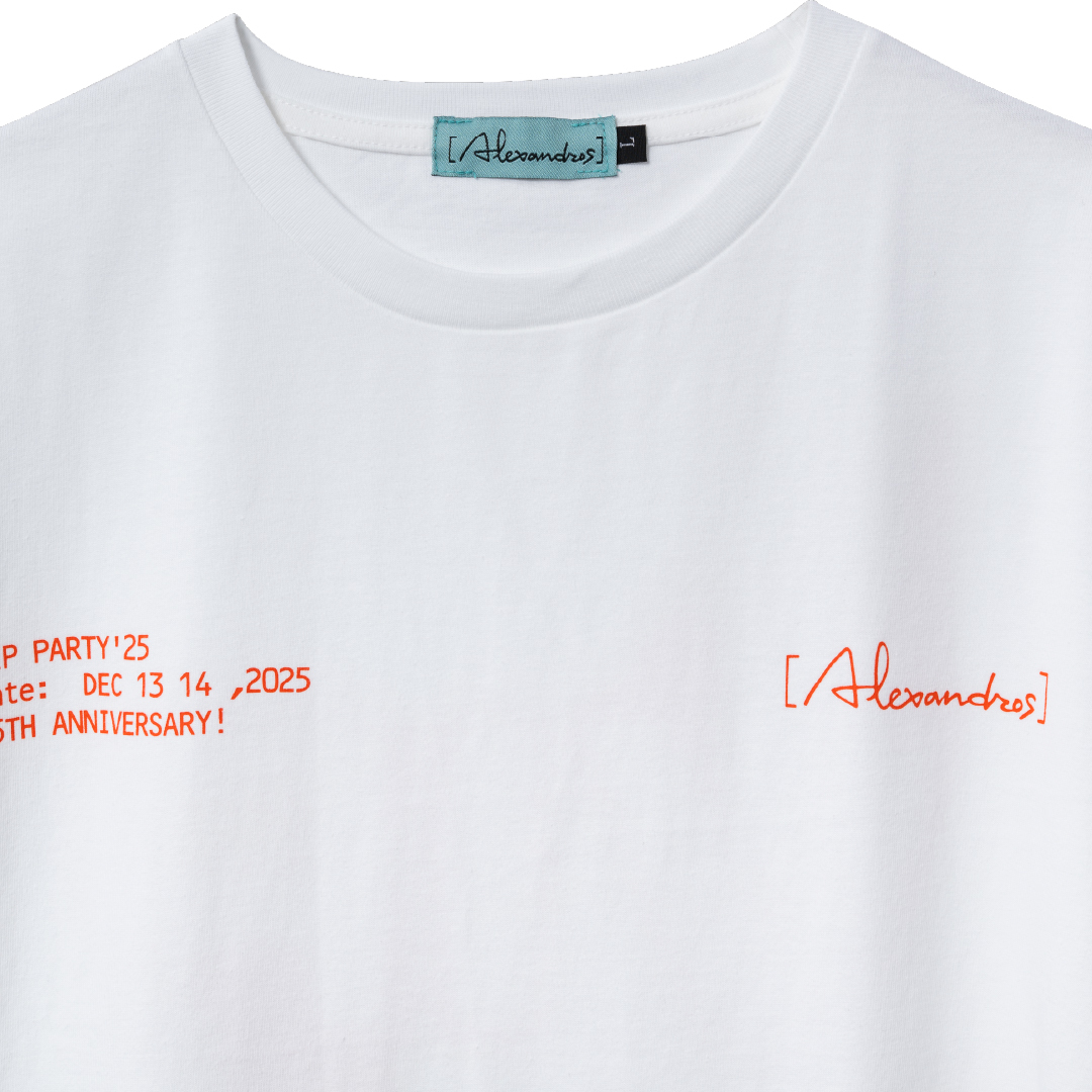 VIP PARTY'25 LOGO TEE(WHITE)