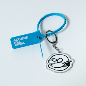 ACCESS ALL AREA METAL KEYCHAIN