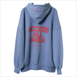 ACCESS ALL AREA FULL ZIP HOODIE（BLUE GRAY）