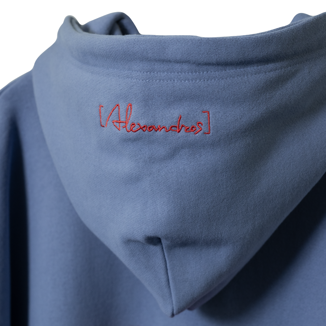 ACCESS ALL AREA FULL ZIP HOODIE（BLUE GRAY）