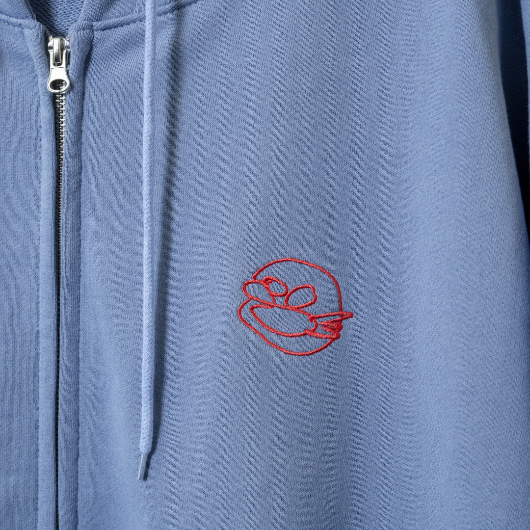 ACCESS ALL AREA FULL ZIP HOODIE（BLUE GRAY） | [Alexandros