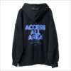 ACCESS ALL AREA FULL ZIP HOODIE（BLACK）