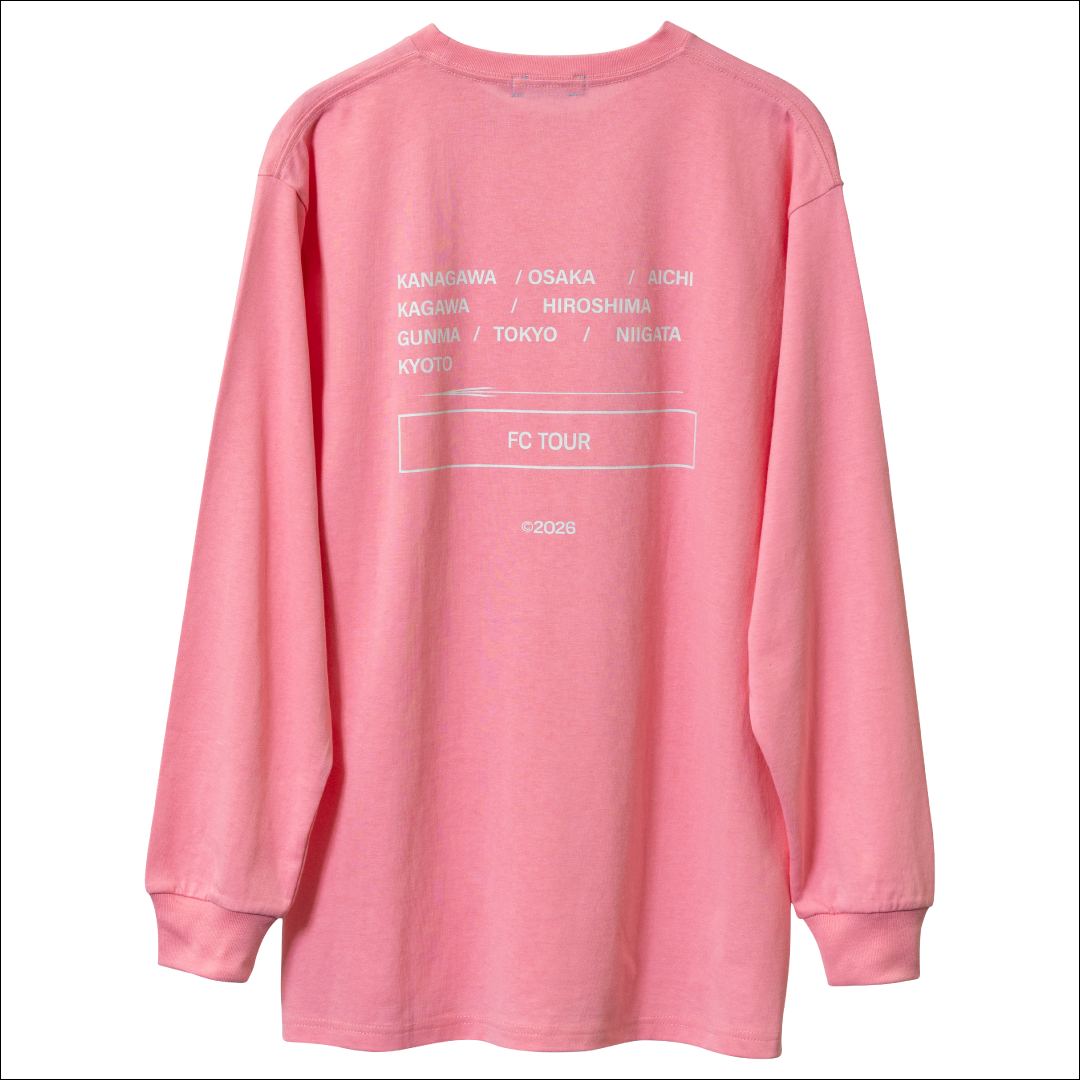 ACCESS ALL AREA LONG TEE（PINK）