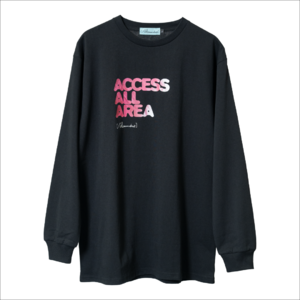 ACCESS ALL AREA LONG TEE（BLACK）