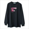 ACCESS ALL AREA LONG TEE（BLACK）