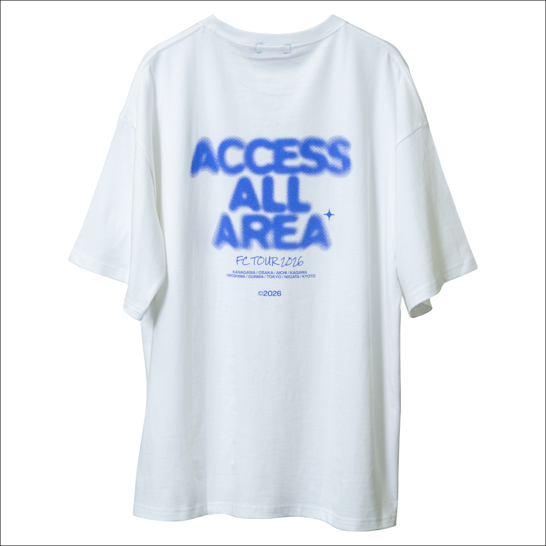 ACCESS ALL AREA TEE B(WHITE)