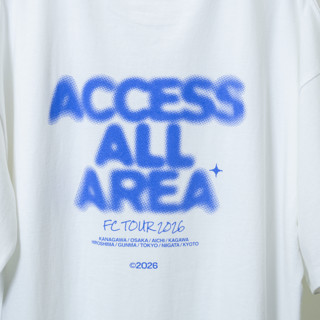 ACCESS ALL AREA TEE B(WHITE)