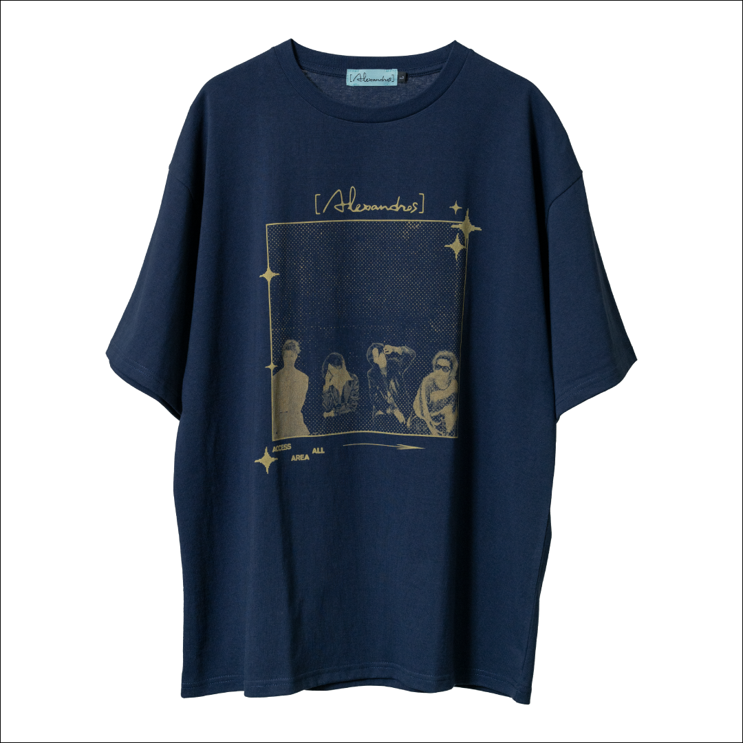 ACCESS ALL AREA  TEE A（NAVY）