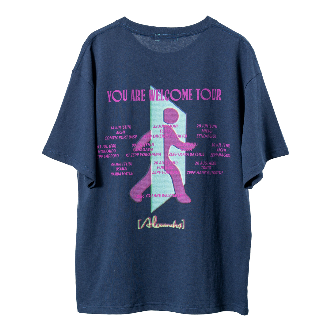 YAW TOUR TEE A (NAVY) ..会場販売価格:4,500円 