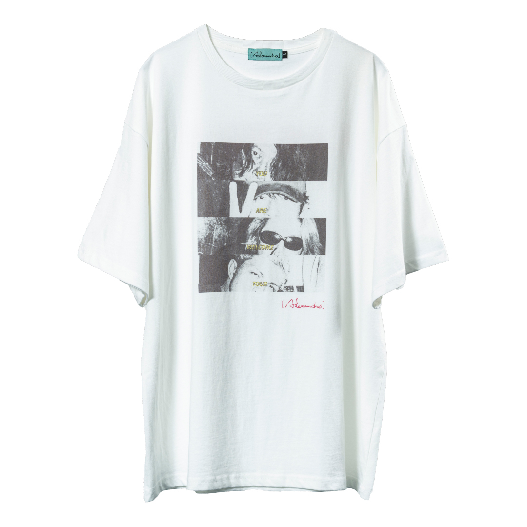 YAW TOUR TEE B (WHITE) ..会場販売価格:4,700円 