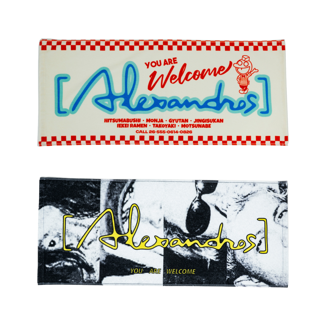 YAW TOUR TOWEL（2color）.会場販売価格:2,000〜2,300円 　
