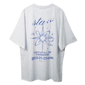 26 Summer. starrrrrrr TEE(LIGHT GRAY)..会場販売価格:4,200円 