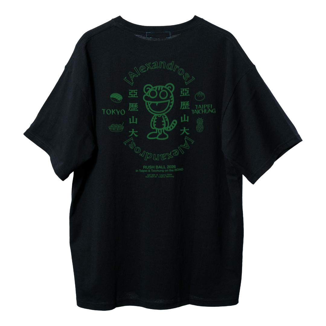 EVENT LIMITED TEE（RUSH BALL 2026 in Taipei & Taichung on the ROAD.ver）..会場販売価格:TWD 1,100