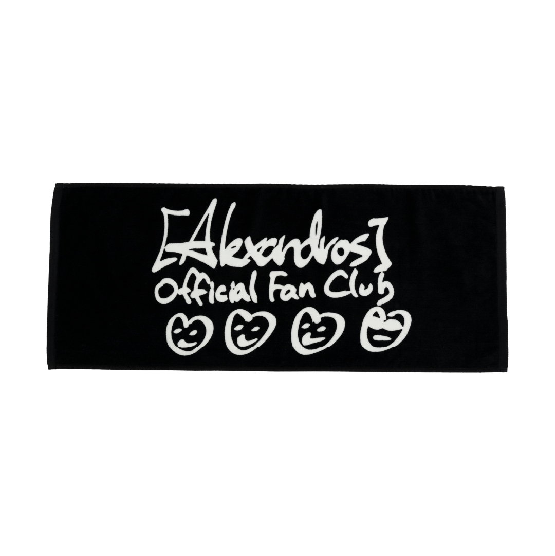 【[Alexandros]ファンクラブ会員限定】[Alexandros]CREW LIMITED FACE TOWEL'26　会場販売価格:2,200円 