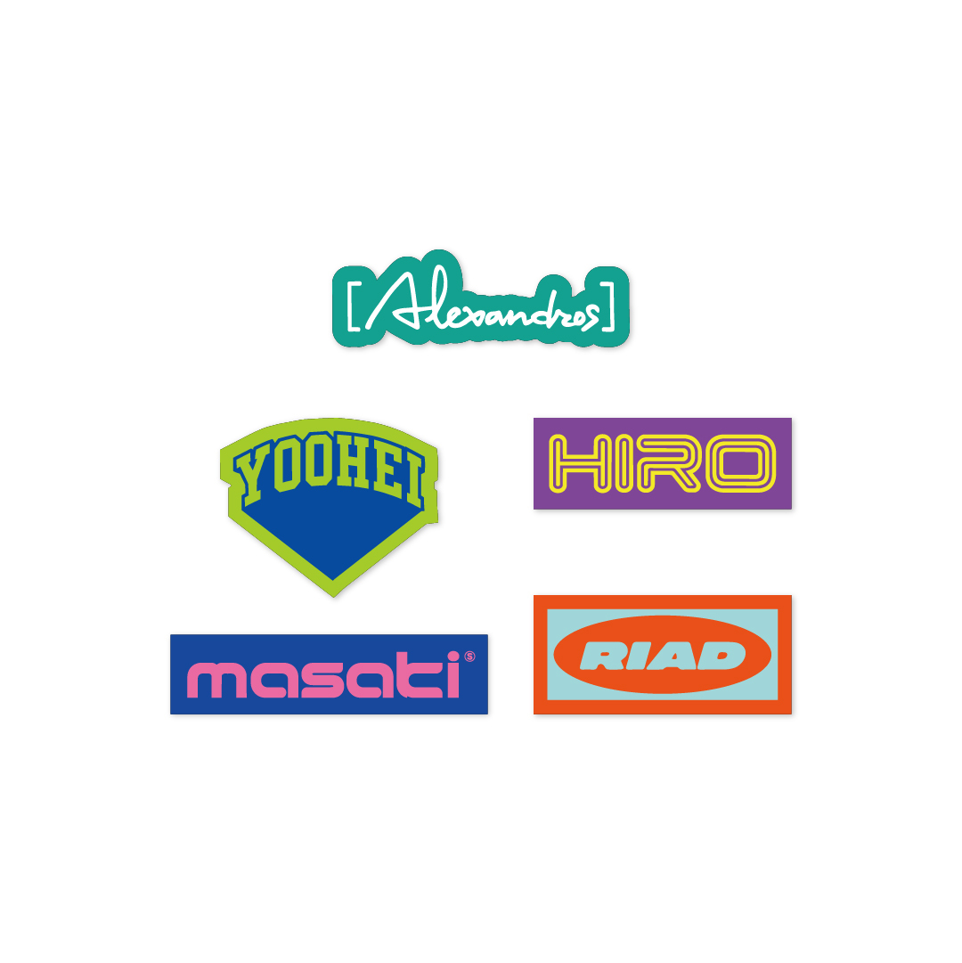 【[Alexandros]ファンクラブ会員限定】[Alexandros]CREW LIMITED STICKERS SET'26　会場販売価格:1,000円 